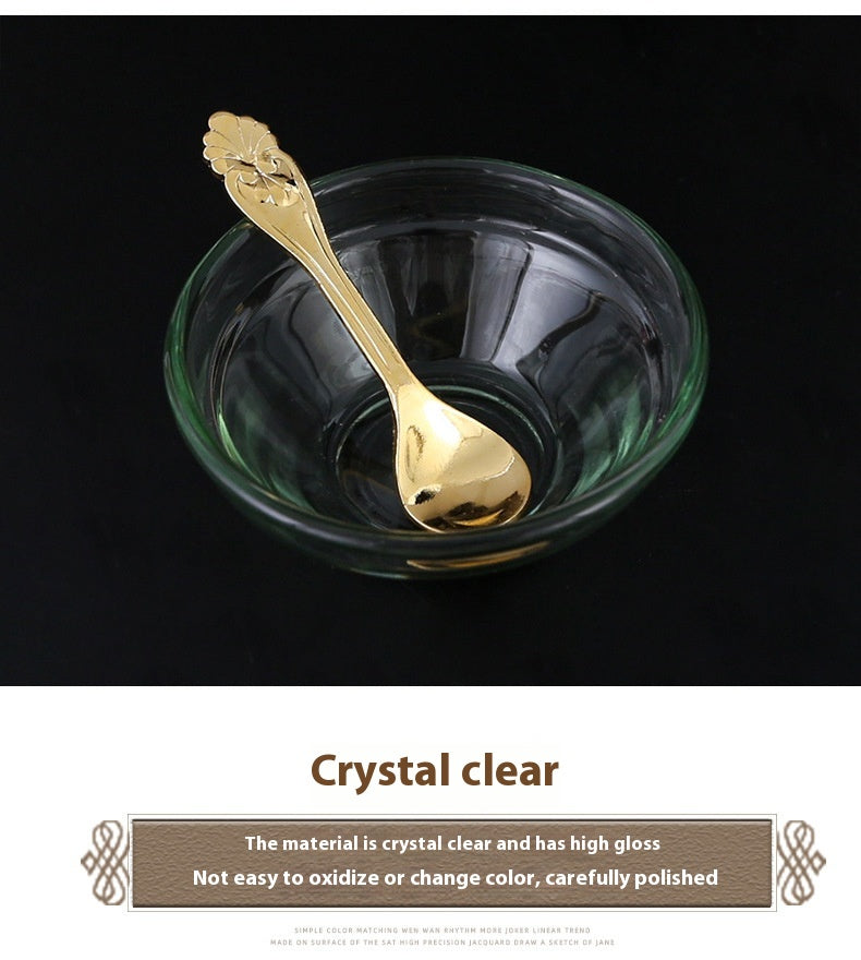 European Style Luxury Printed Metal Texture Multi-Legged Ice Cream Bowl Kitchen Household Multi-Purpose with Knife and Fork Salad Bowl